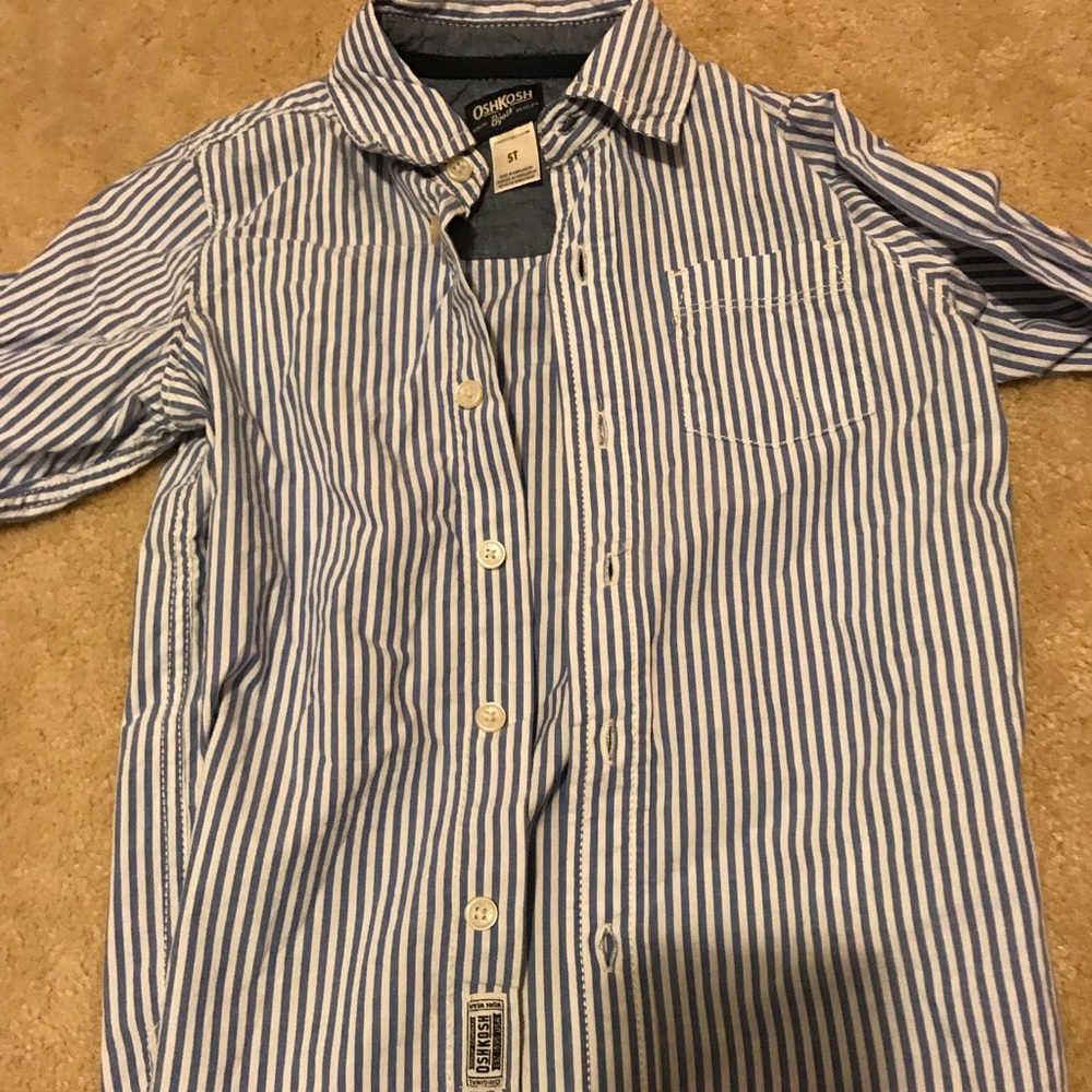 Oshkosh Bgosh 5T toddler Button up
